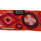 エルメス HERMES ツイリー KELLY EN PERLES オレンジ シルク レディース スカーフ