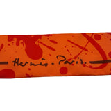 エルメス HERMES ツイリー CHEVAL SURPRISE オレンジ シルク レディース スカーフ