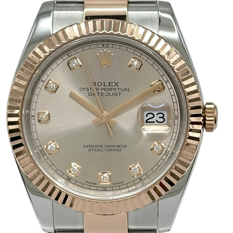ロレックス ROLEX デイトジャスト41 126331G サンダスト ピンク
