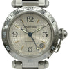 カルティエ Cartier パシャC メリディアン GMT W31029M7 シルバー ステンレススチール 自動巻き メンズ 腕時計