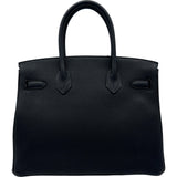 エルメス HERMES バーキン30 U刻印 ブラック×ピンクゴールド金具 トゴ レディース ハンドバッグ