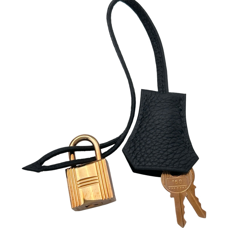 エルメス HERMES バーキン30 U刻印 ブラック×ピンクゴールド金具 トゴ