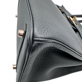 エルメス HERMES バーキン30 U刻印 ブラック×ピンクゴールド金具 トゴ レディース ハンドバッグ