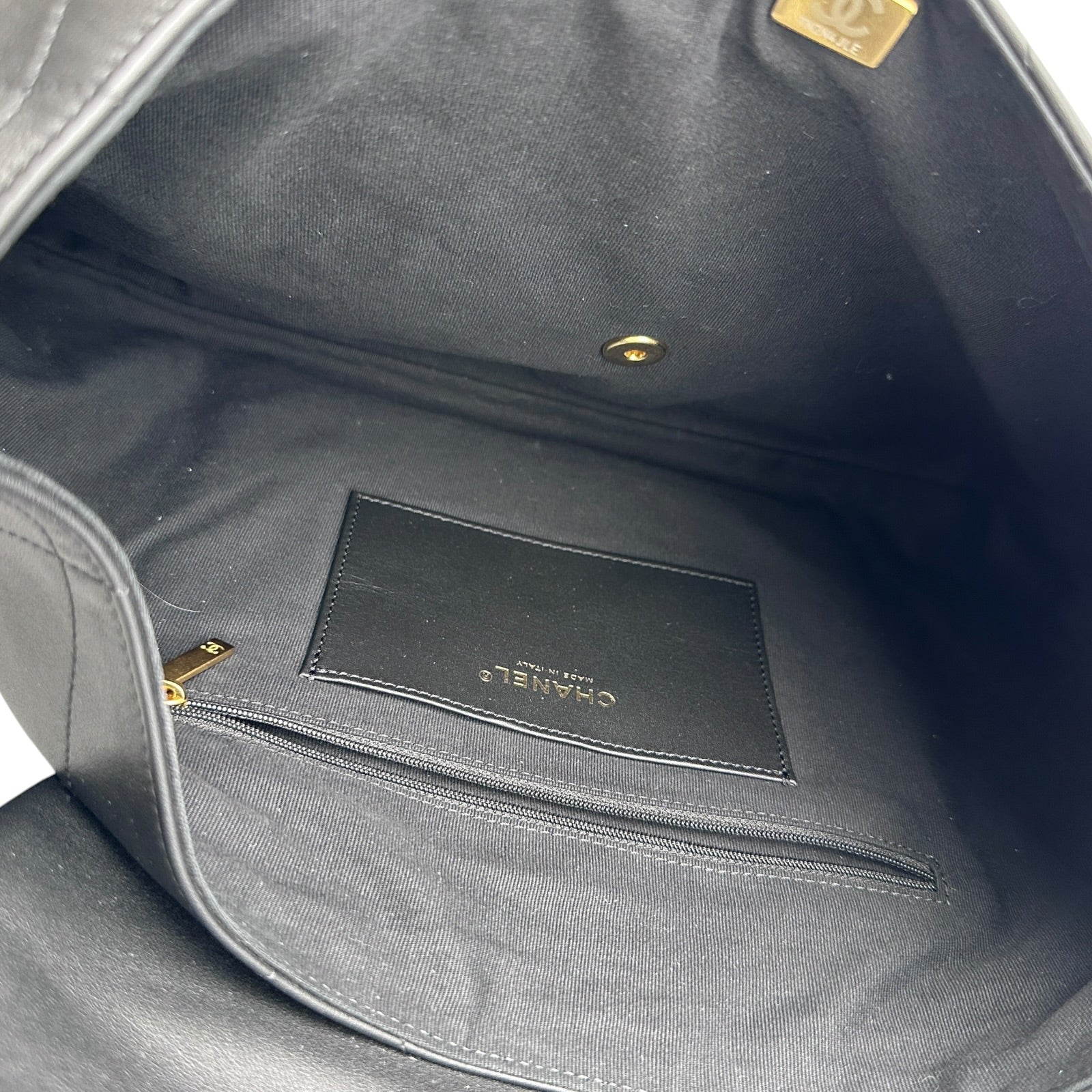 シャネル CHANEL マトラッセ マキシ ホーボーバッグ AS5834 ブラック