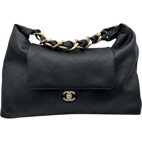 CHANEL カバン シャネル CHANEL マトラッセ マキシ ホーボーバッグ AS5834 ブラック