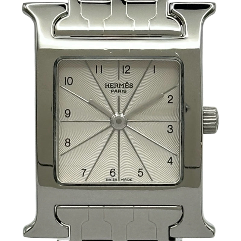 エルメス HERMES Hウォッチ HH1.210 シルバー ステンレススチール