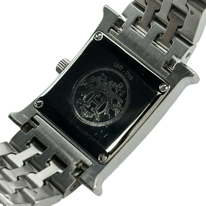 エルメス HERMES Hウォッチ HH1.210 シルバー ステンレススチール