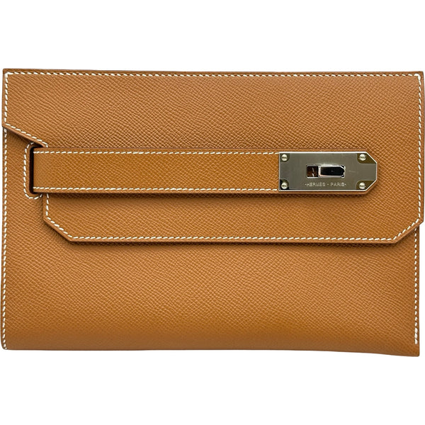 エルメス HERMES アカデミ K刻印 ゴールド/シルバー金具 エプソン