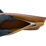 エルメス HERMES アカデミ K刻印 ゴールド/シルバー金具 エプソン レディース ポーチ