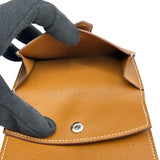 エルメス HERMES ベアンミニ Z刻印 ゴールド/シルバー金具 エプソン レディース 二つ折り財布