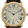 カルティエ Cartier ロンド ルイ カルティエ LM W6800251 シルバー ピンクゴールド 手巻き メンズ 腕時計