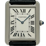 カルティエ Cartier タンクソロ LM W1018355 シルバー ステンレススチール クオーツ メンズ 腕時計