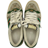 グッチ GUCCI スクリーナー ローカットスニーカー クリーム レザー レディース スニーカー