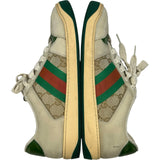 グッチ GUCCI スクリーナー ローカットスニーカー クリーム レザー レディース スニーカー