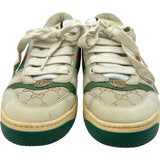 グッチ GUCCI スクリーナー ローカットスニーカー クリーム レザー レディース スニーカー