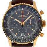 ブライトリング BREITLING ナビタイマーB01 クロノグラフ ジャパン リミテッド RB0139 ブラウン ピンクゴールド 自動巻き メンズ 腕時計
