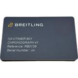 ブライトリング BREITLING ナビタイマーB01 クロノグラフ ジャパン リミテッド RB0139 ブラウン ピンクゴールド 自動巻き メンズ 腕時計