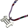エルメス HERMES トゥールビヨンネックレス ピンク シルク/メタル アクセサリー