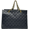シャネル CHANEL PTT チェーントート A18004 4番台 ブラック キャビアスキン レディース トートバッグ