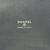 シャネル CHANEL ココマークポーチ ブルー/ブラック/ホワイト キャンバス/レザー レディース ポーチ