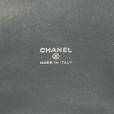 シャネル CHANEL ココマークポーチ ブルー/ブラック/ホワイト キャンバス/レザー レディース ポーチ