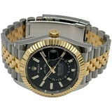 ロレックス ROLEX スカイドゥエラー 336933 ブラック ゴールド/ステンレススチール 自動巻き メンズ 腕時計