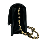 シャネル CHANEL ココマークシングルフラップチェーンショルダー AS5186 ブラック カーフスキン レディース ショルダーバッグ