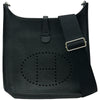 エルメス HERMES エヴリン3PM C刻 ブラック/シルバー金具 トリヨン レディース ショルダーバッグ