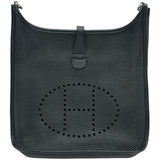 エルメス HERMES エヴリン3PM C刻 ブラック/シルバー金具 トリヨン レディース ショルダーバッグ
