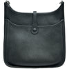 エルメス HERMES エヴリン3PM C刻 ブラック/シルバー金具 トリヨン レディース ショルダーバッグ
