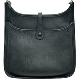 エルメス HERMES エヴリン3PM C刻 ブラック/シルバー金具 トリヨン レディース ショルダーバッグ