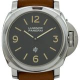 パネライ PANERAI ルミノール ロゴ プレヴァンドーム 5218-201/A ブラック ステンレススチール 手巻き メンズ 腕時計