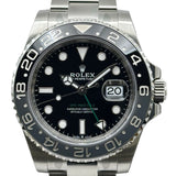 ロレックス ROLEX GMTマスター2 126710GRNR ブラック ステンレススチール 自動巻き メンズ 腕時計