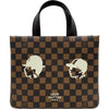 ルイ・ヴィトン LOUIS VUITTON ショッパートート MINI ファレルウィリアムス X NIGO N40810 ブラウン ダミエ・キャンバス レディース ショルダーバッグ