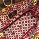 ルイ・ヴィトン LOUIS VUITTON ショッパートート MINI ファレルウィリアムス X NIGO N40810 ブラウン ダミエ・キャンバス レディース ショルダーバッグ