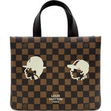ルイ・ヴィトン LOUIS VUITTON ショッパートート MINI ファレルウィリアムス X NIGO N40810 ブラウン ダミエ・キャンバス レディース ショルダーバッグ