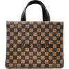 ルイ・ヴィトン LOUIS VUITTON ショッパートート MINI ファレルウィリアムス X NIGO N40810 ブラウン ダミエ・キャンバス レディース ショルダーバッグ