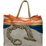 エルメス HERMES ビーチバッグ エスカル・ア・ラ・プラージュ マルチカラー コットン/ポリエステル レディース トートバッグ