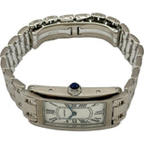 カルティエ Cartier タンクアメリカン SM W26019L1 シルバー ホワイトゴールド レディース 腕時計
