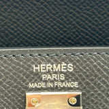 エルメス HERMES ケリー25 外縫い G刻印 ブラック シルバー金具 エプソン レディース ショルダーバッグ
