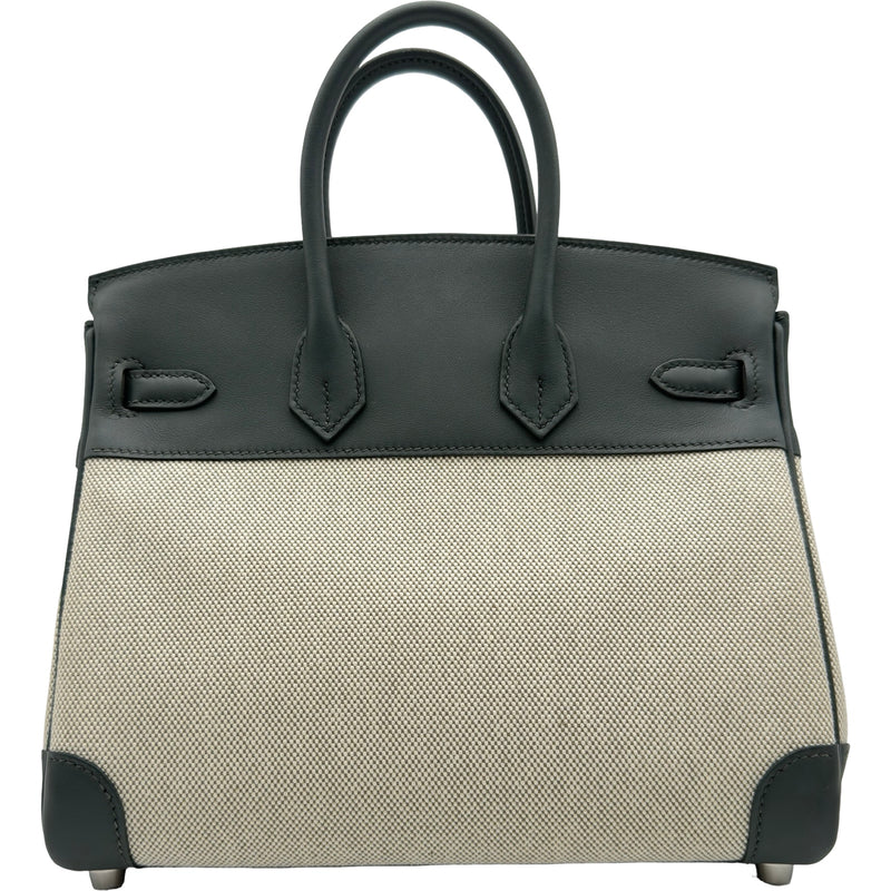 エルメス HERMES バーキン25 K刻印 エクリュ・ヴェールマングローブ
