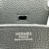 エルメス HERMES バーキン30 G刻印 ブラック シルバー金具 トゴ レディース ハンドバッグ