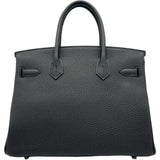 エルメス HERMES バーキン30 G刻印 ブラック シルバー金具 トゴ レディース ハンドバッグ