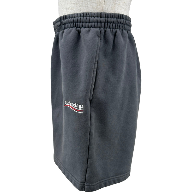バレンシアガ BALENCIAGA スウェットハーフパンツ 676137 グレー