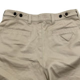 プラダ PRADA コットンハーフパンツ SPH121 ベージュ コットン メンズ ショートパンツ