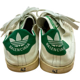 バレンシアガ BALENCIAGA ✖ adidas STAN SMITH ローカットスニーカー IG9944 ホワイト レザー メンズ スニーカー