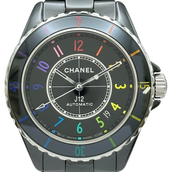 シャネル CHANEL J12 エレクトロ 38MM 世界1255本限定 H7122 ブラック