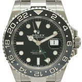 ロレックス ROLEX GMTマスター2 126710GRNR ブラック ステンレススチール 自動巻き メンズ 腕時計