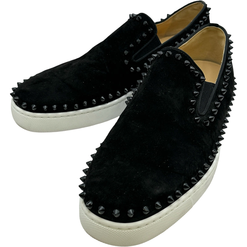 クリスチャン・ルブタン Christian louboutin スウェードスタッズ