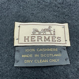 エルメス HERMES マフラー ブラック カシミヤ ユニセックス マフラー